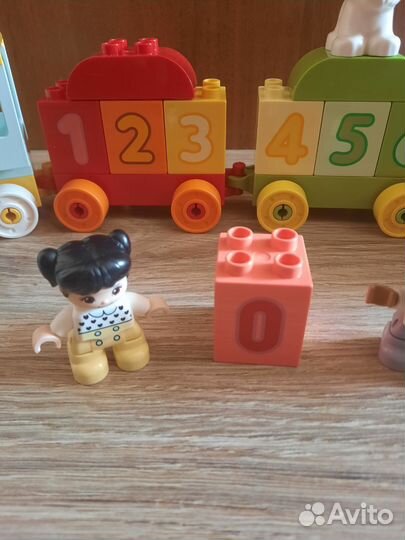 Lego duplo поезд 10954 считай и играй