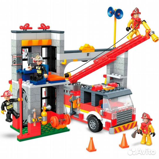 Конструктор Пожарная станция (Новый)