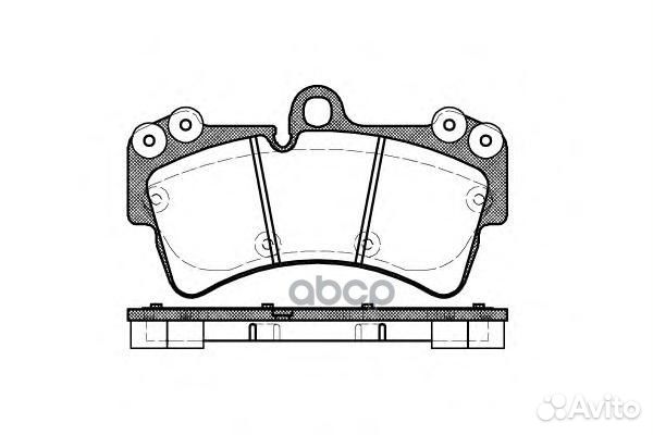 995 00 колодки дисковые п VW Touareg 3.2i/4.2i