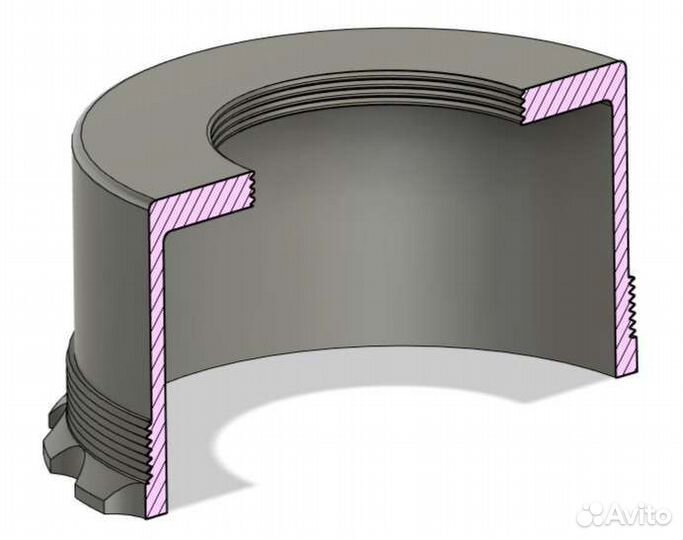 Глубокий стакан для Krokus-3,4, GFA-69