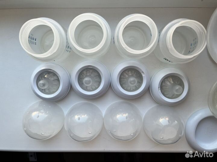 Бутылочки Avent Natural 125 мл/Молокоотсос ручной