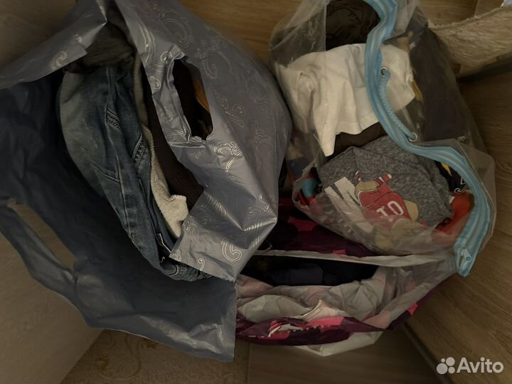 Пакетом вещи на мальчика 4-6 л