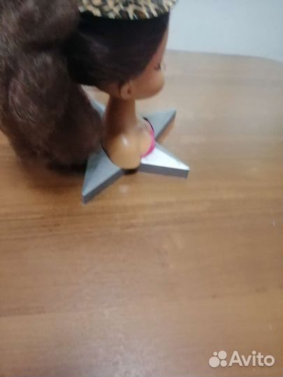 Голова манекен для причёсок с шапочкой