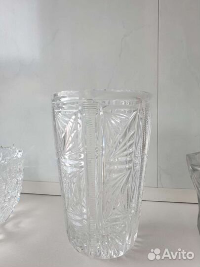 Хрусталь, ваза для цветов