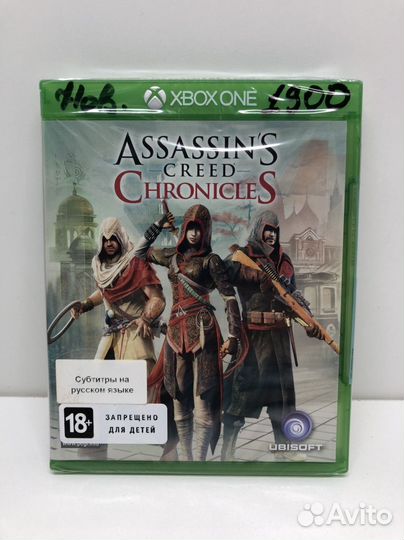 Диск Assassin’s creed Chronicles Новый на Xbox One