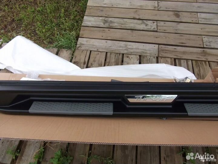 Пороги классический стиль Hyundai IX 35 2009-2015