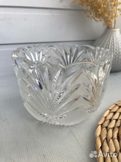 Ваза хрустальная конфетница