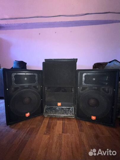 Набор акустики JBL JRX115+SF22SP+активный микшер