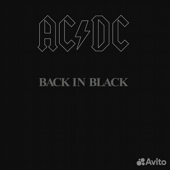 Виниловая пластинка AC/DC back IN black. Новая