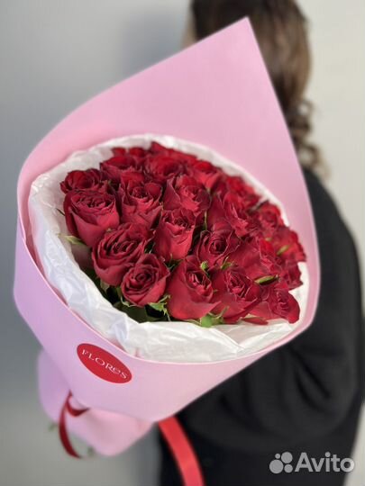 Кенийские красные розы букет доставка