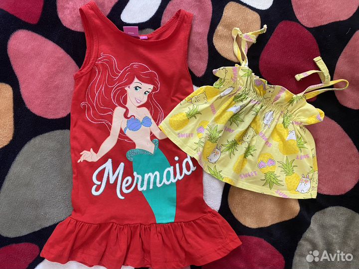 Пакет вещей на девочку 98 104