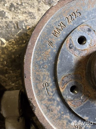 Рено аркана тормозные барабаны