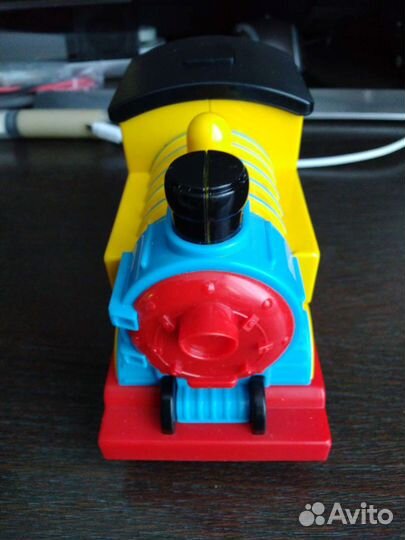 Лего Дупло паровоз,рельсы,платформы