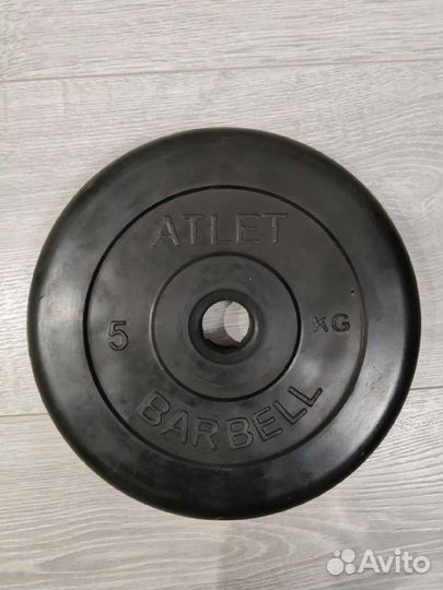 Гантели разборные обрезиненные