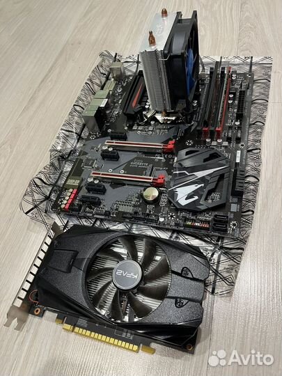 Мат. Плата/процессор/видеокарта/опер. память