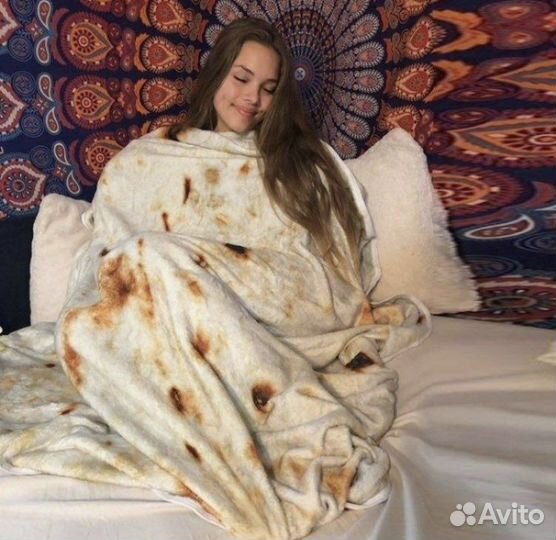 Плед «лаваш» круглый 150см