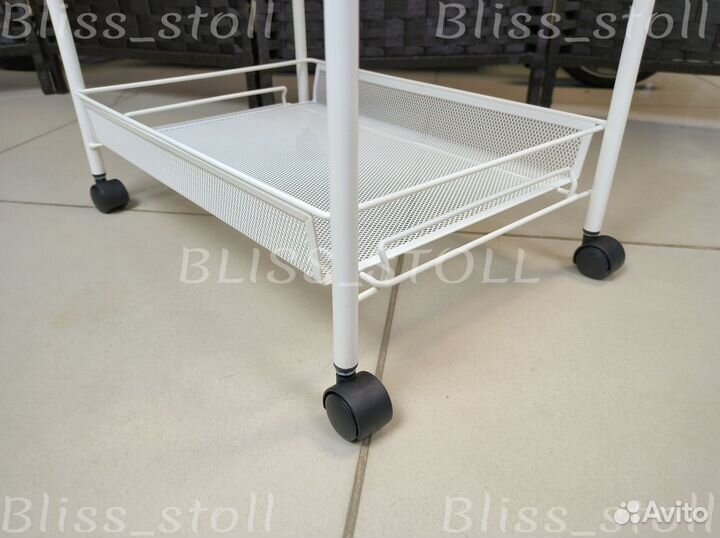 Тележка этажерка сетчатая
