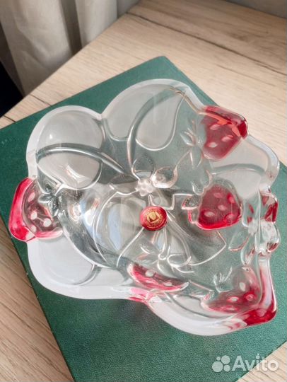 Ваза стекло цветное