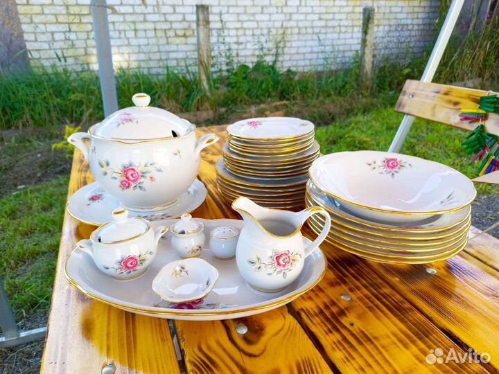 Столовый суповой сервиз СССР новый кфз