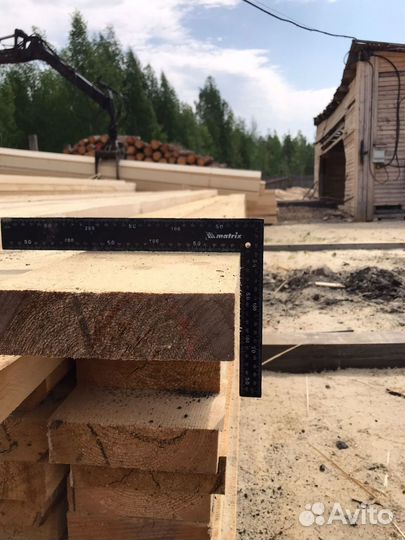 Пиломатериалы. Доска обрезная 50х150х6000