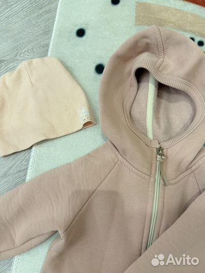 Комбинезон на флисе утепленный из футера 86