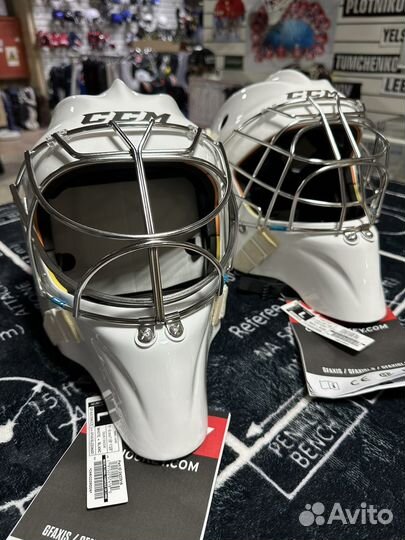 Новый вратарский хоккейный шлем CCM axis cce SR L
