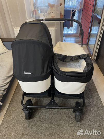 Emmaljunga Коляска для двойни или погодок