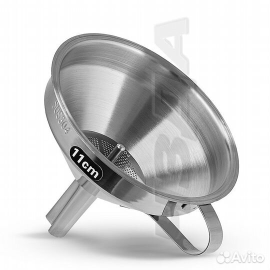 Воронка нержавеющая 110 мм с фильтром