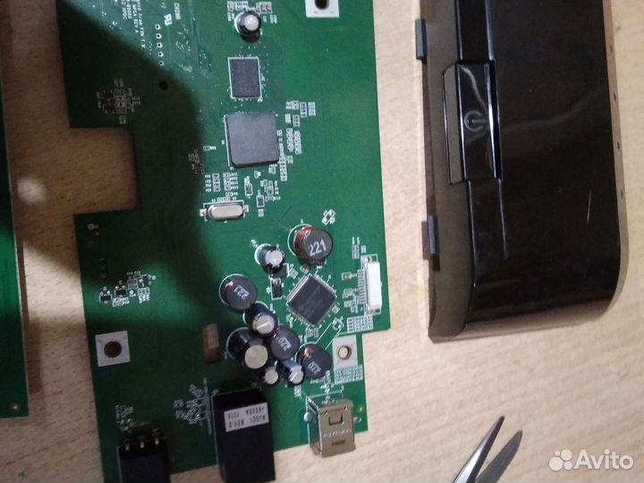 Плата от принтера hp и кнопки от принтера hp