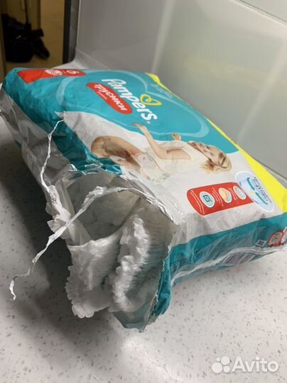 Подгузники трусики pampers 6