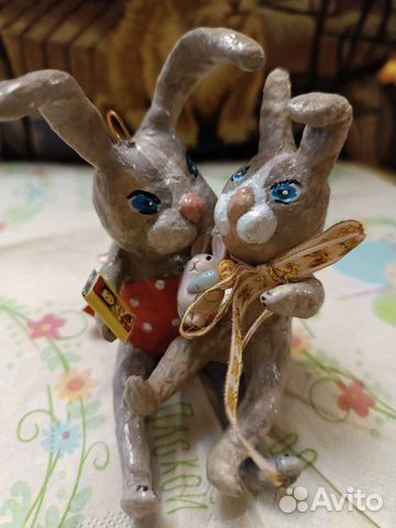 Пасхальная радость в старинной ватной технике