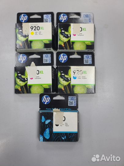 Картриджи оригинал hp 920 Officejet 6000/6500/7000