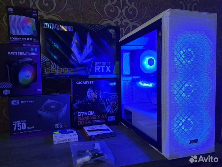 Новый Пк для Игр Core i5 13400F/B760 +RTX 3070Ti