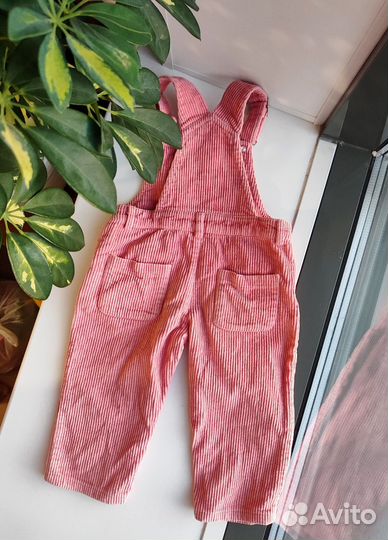 Вельветовый комбинезон 86