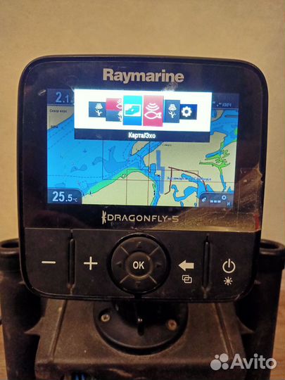 Эхолот raymarine dragonfly 5 pro