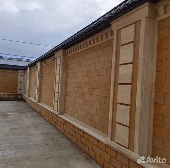 Облицовка дагестанским камнем