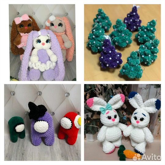 Игрушки вязаные (ручная работа)