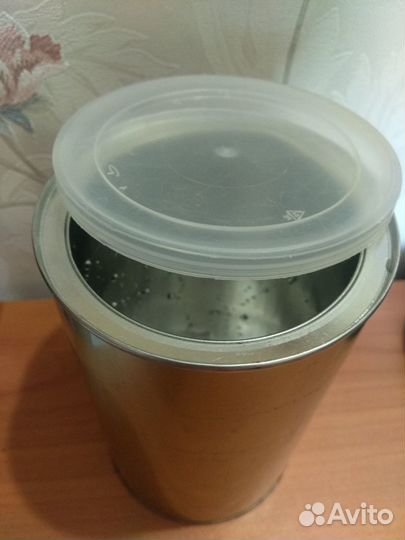 Жестяная банка16*10см/сыпучие,рукоделие,творчество