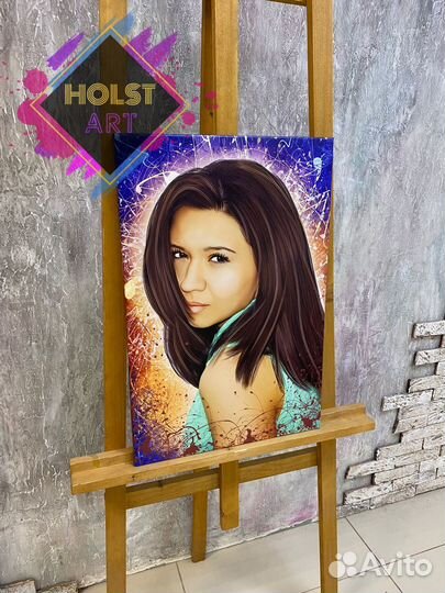 Портрет на холсте по фото