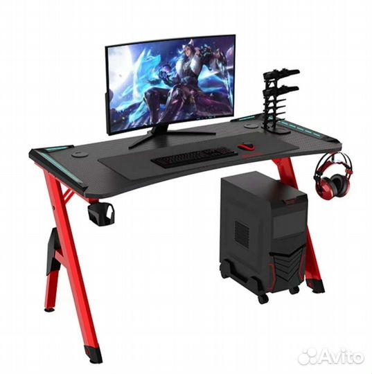Стол компьютерный игровой с подсветкой