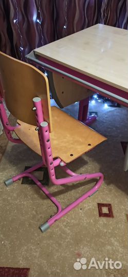 Растущая парта и стул Дэми