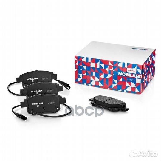 429203890 Колодки тормозные дисковые задние (4