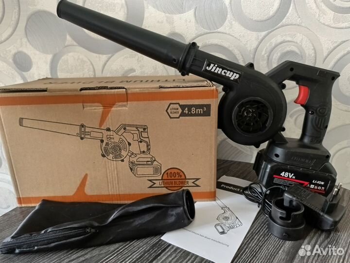 Воздуходувка аккумуляторная 2 в 1 пылесос