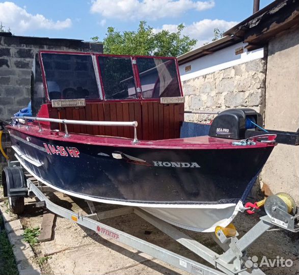 Прогресс 2 с мотором Xonda 75 4 такта