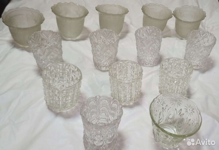 Плафоны хрустальные старые