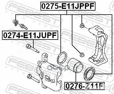 Поршень тормозного суппорта перед прав/лев