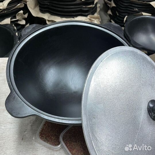 Казан чугунный узбекский