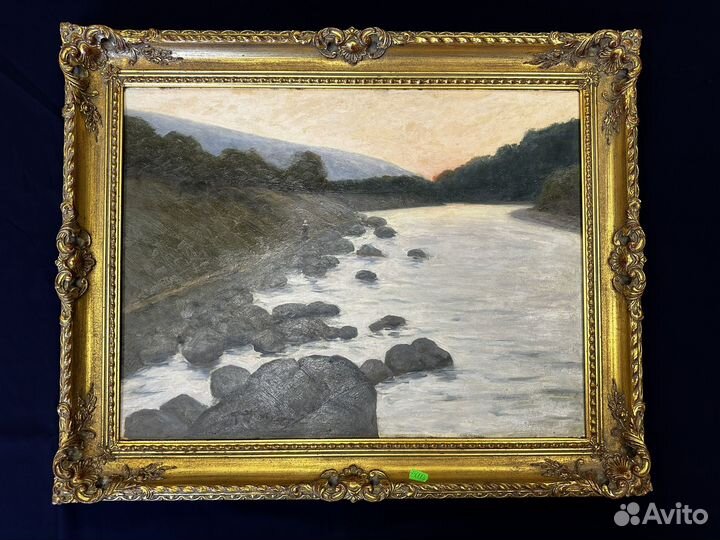 Картина 64.5Х79.5 см,Франция,1906 год,масло,дерево