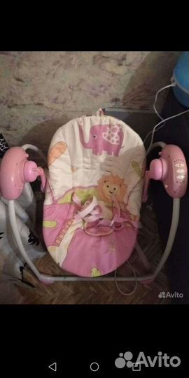 Детские электронные качели