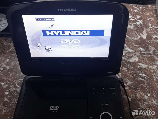 Портативный DVD хундай на запчасти